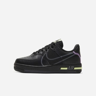 Pantofi Casual Nike Air Force 1 React Fete Negrii Violet Gri Inchis | MDXE-12650